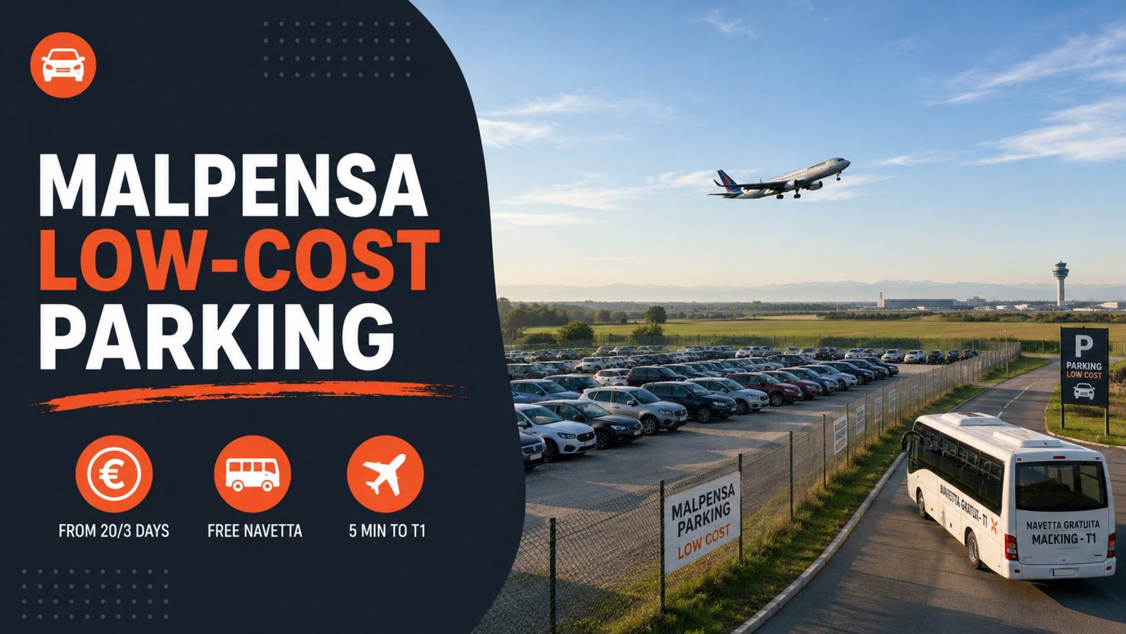 Malpensa low cost parking Somma Lombardo cover
