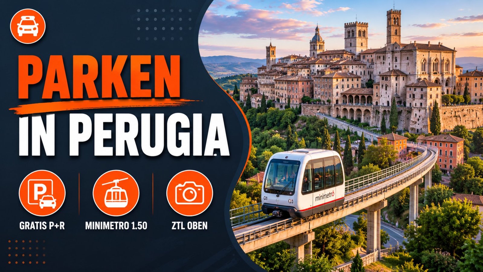 Parken in Perugia Titelbild