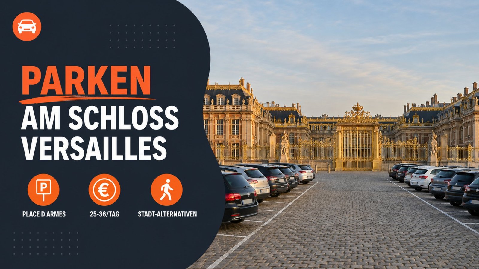 Parken am Schloss Versailles Titelbild