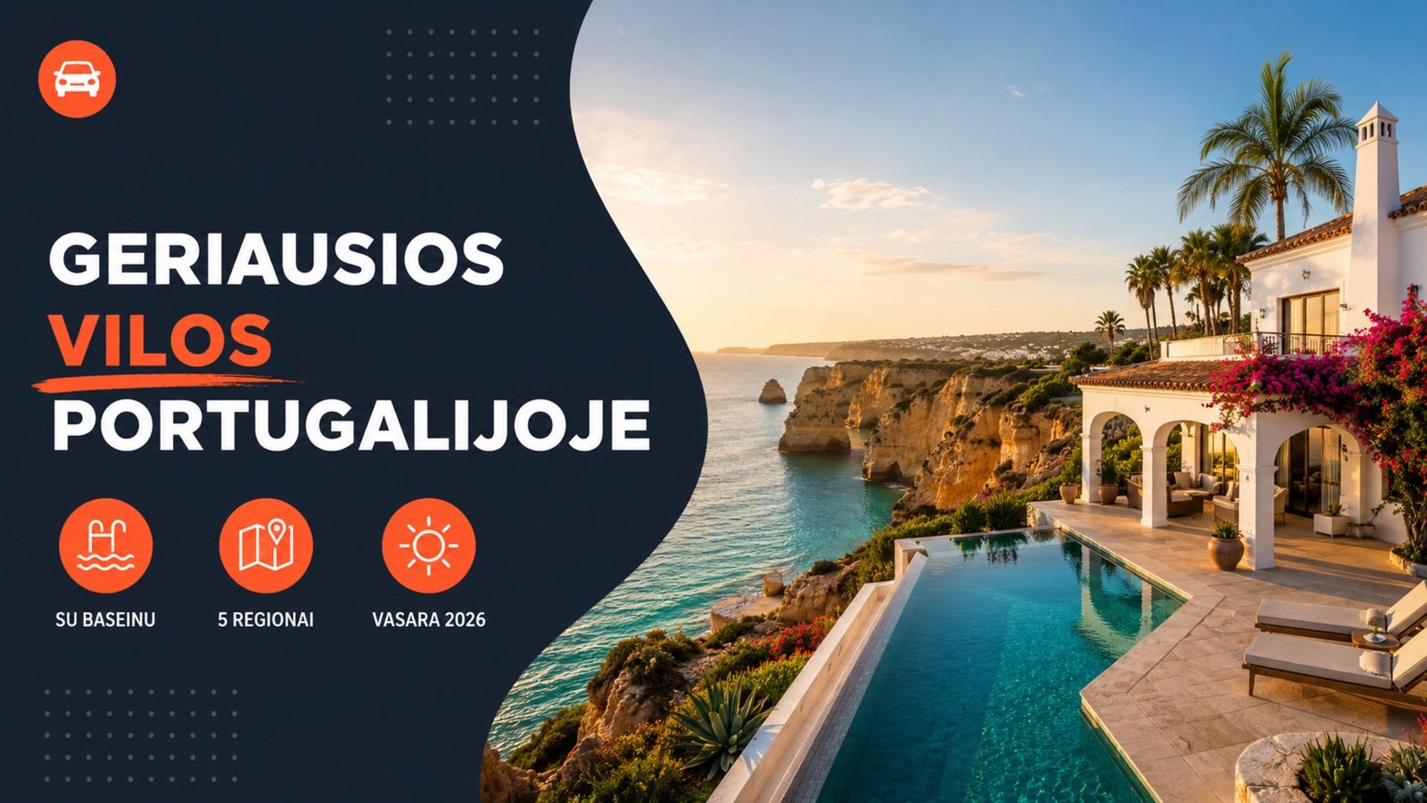 Geriausios vilos Portugalijoje virselis