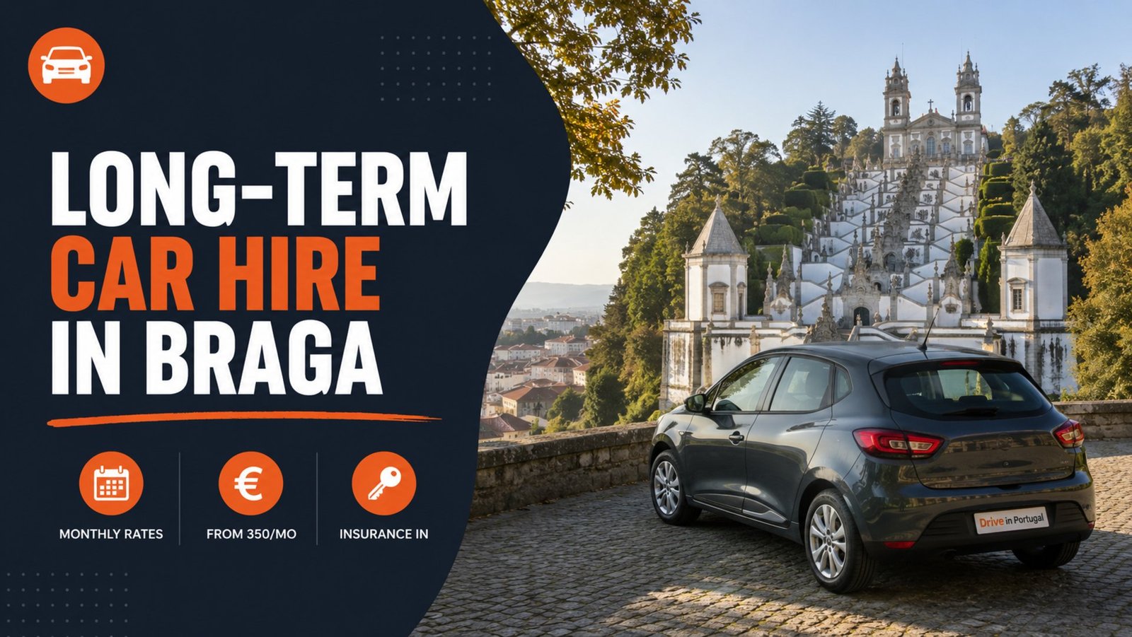 Long-term car hire in Braga cover