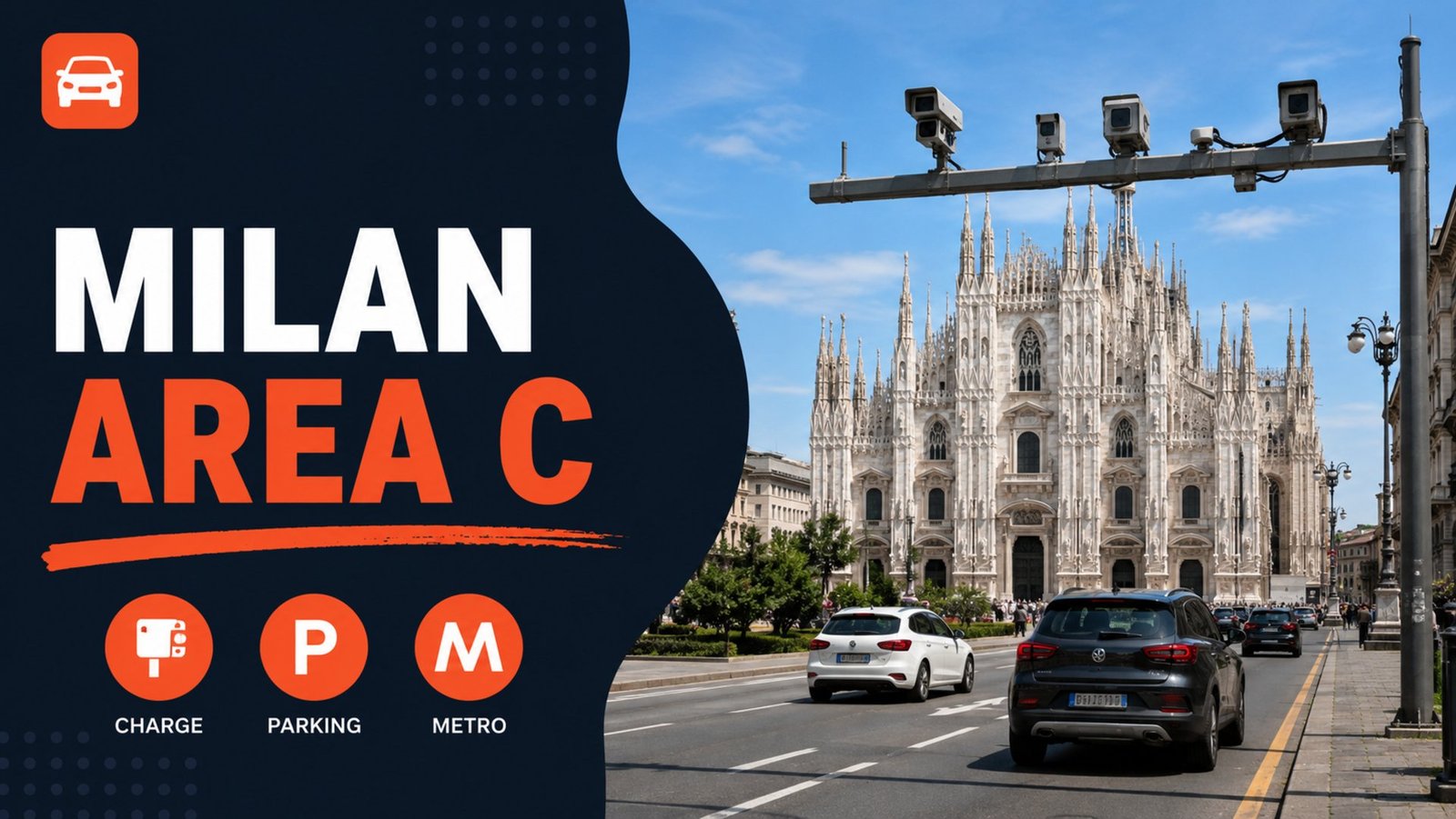 Milan Area C cover – charge, parking and metro