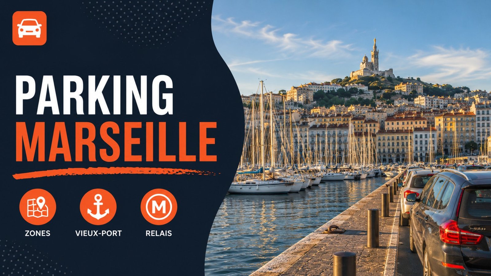 Parking Marseille cover – zones, Vieux-Port and park-and-ride