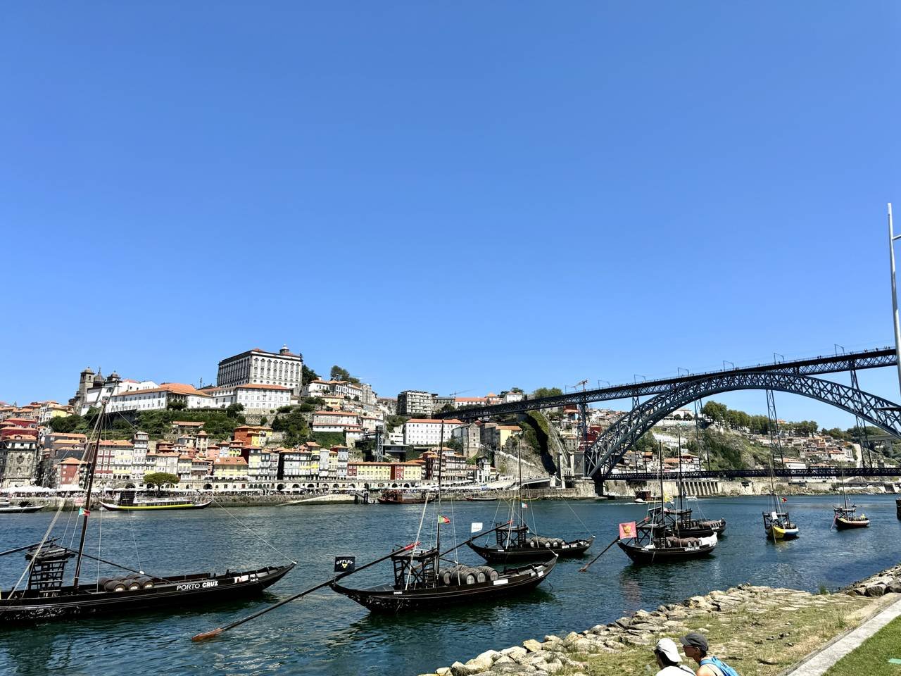 porto ribeira douro dom luis bridge Porto riverside and Dom Luís bridge on a Portugal road trip