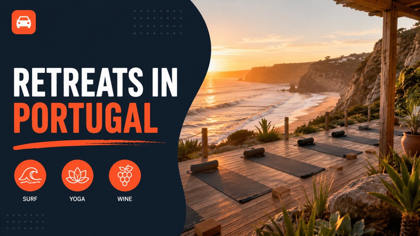 Retreats in Portugal cover – surf, yoga and wine escapes