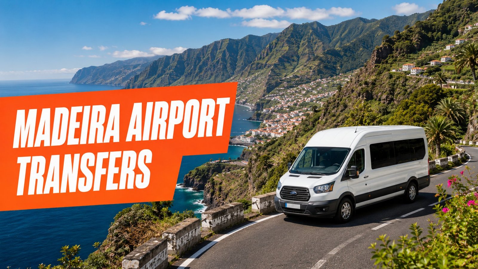 Madeira Airport transfers - coastal road to Funchal