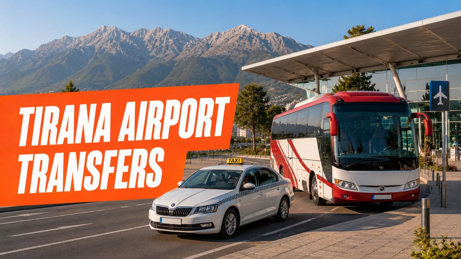 Tirana Airport transfers - shuttle bus and taxi