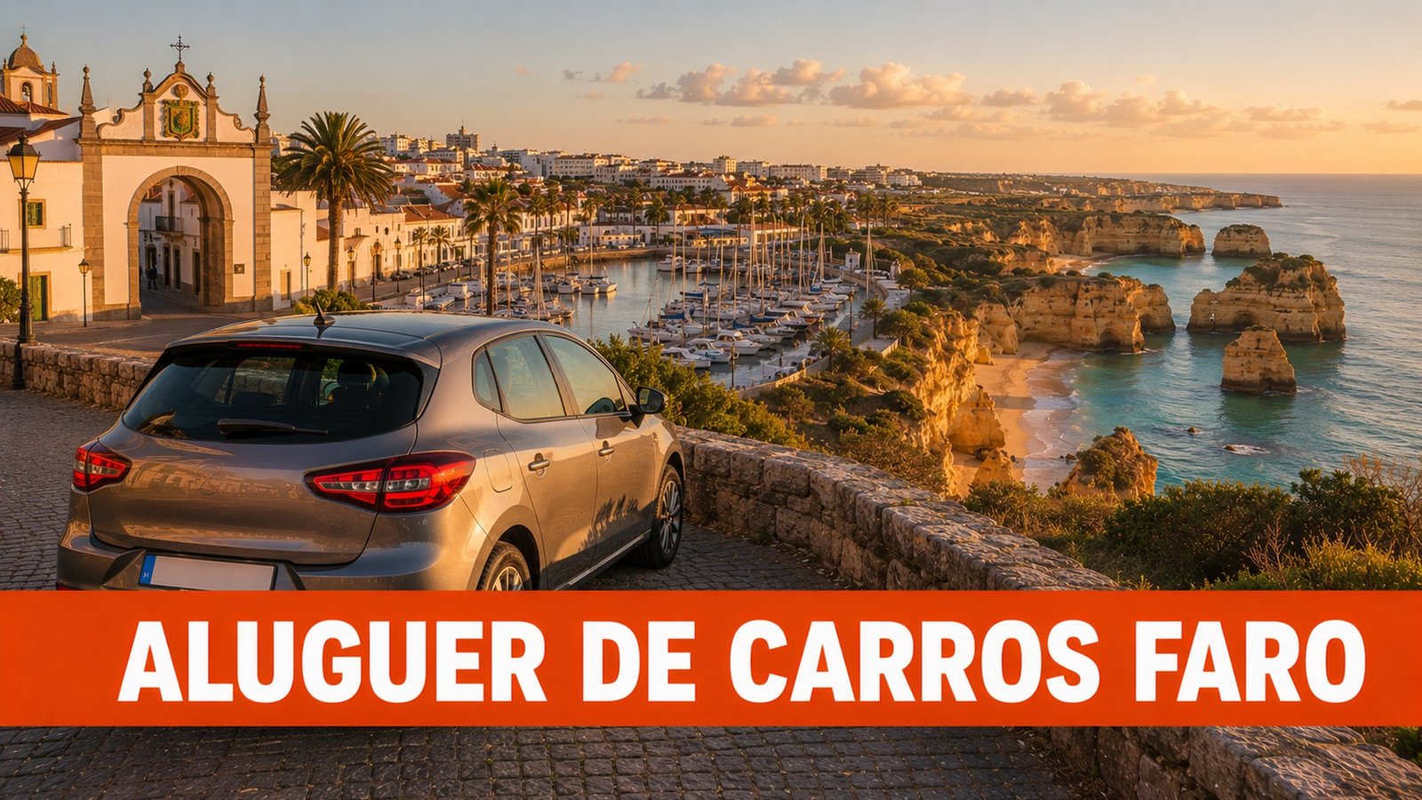 Aluguer de carros em Faro – marina e costa do Algarve