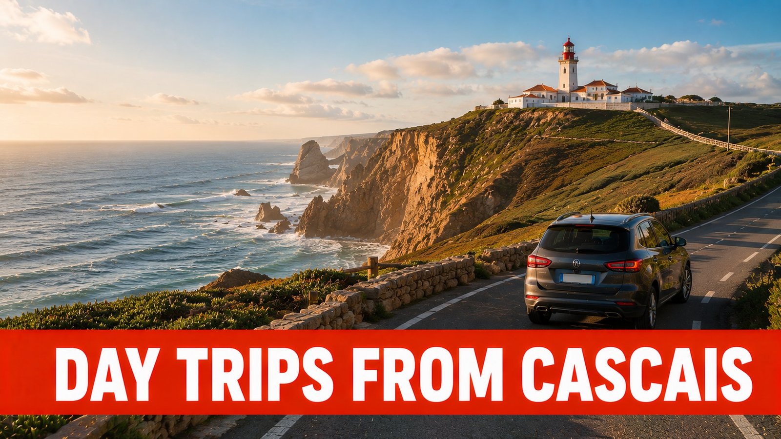 day trips cascais Coastal road near Cabo da Roca on a day trip from Cascais