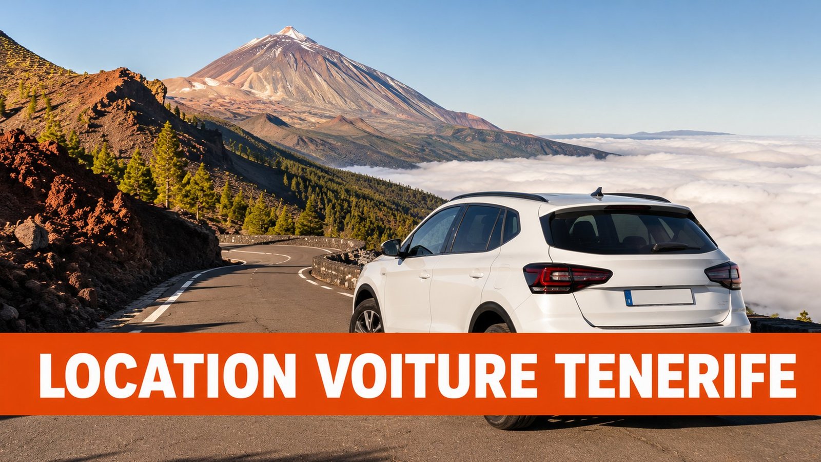 Location voiture Ténérife – route de montagne vers le Teide