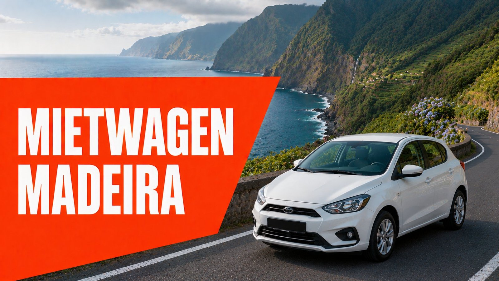 Mietwagen Madeira – Mietwagen auf Küstenstraße Madeiras