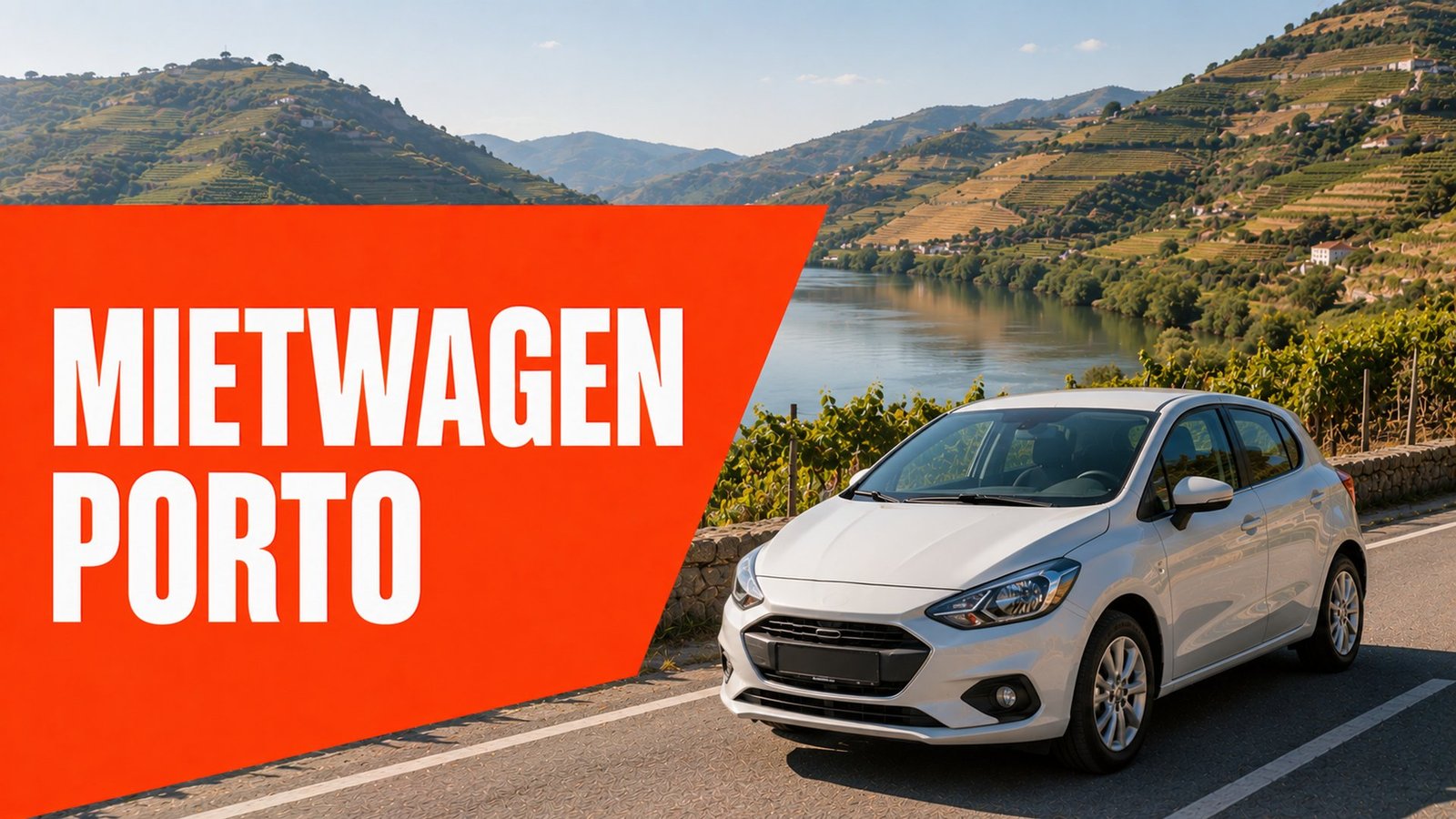 Mietwagen Porto – Mietwagen im Douro-Tal mit Weinterrassen