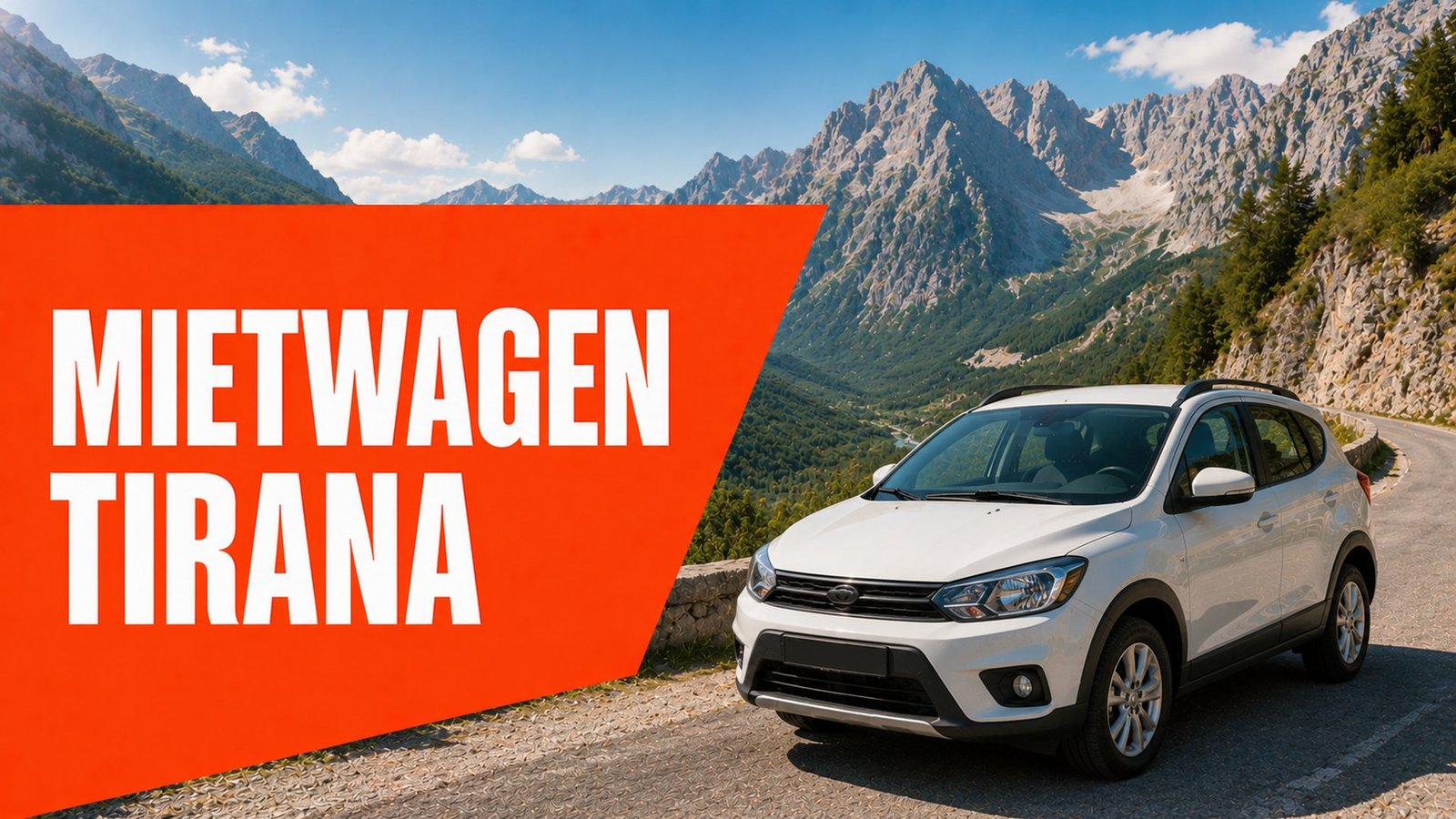 Mietwagen Tirana – SUV in den albanischen Alpen