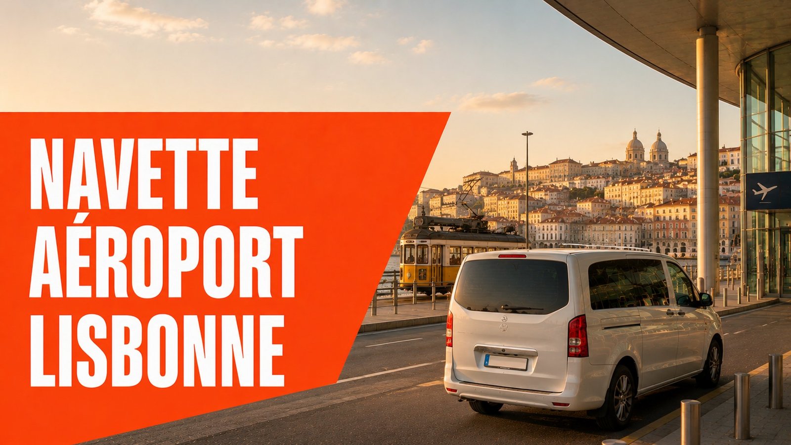 Navette aéroport Lisbonne – minivan au dépose-minute de l'aéroport de Lisbonne