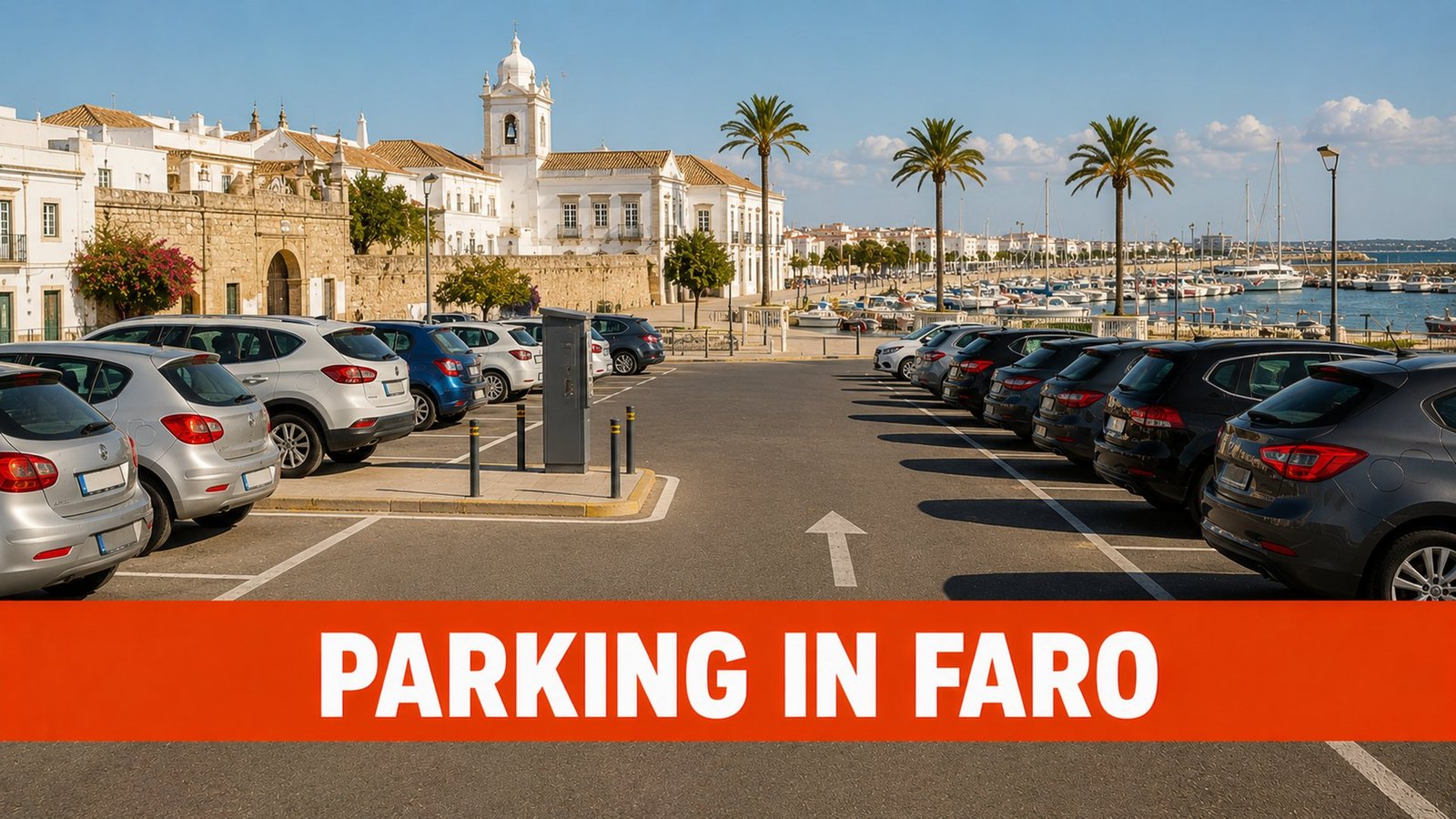 Car park near Faro old town and marina