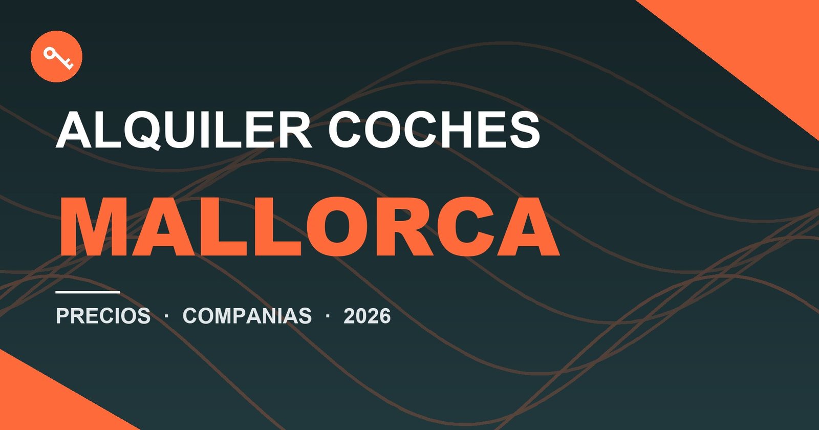 Alquiler de coches en Mallorca 2026 - carreteras de la Serra de Tramuntana, banner de la guia Auto Jardim