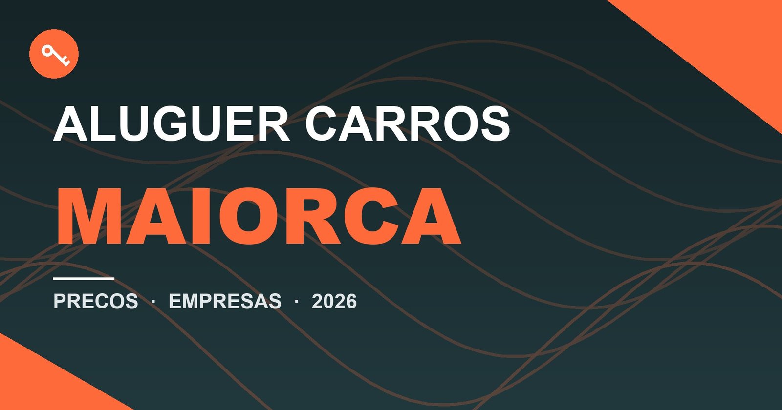 Aluguer de carros em Maiorca 2026 - estradas da Serra de Tramuntana, banner do guia Auto Jardim