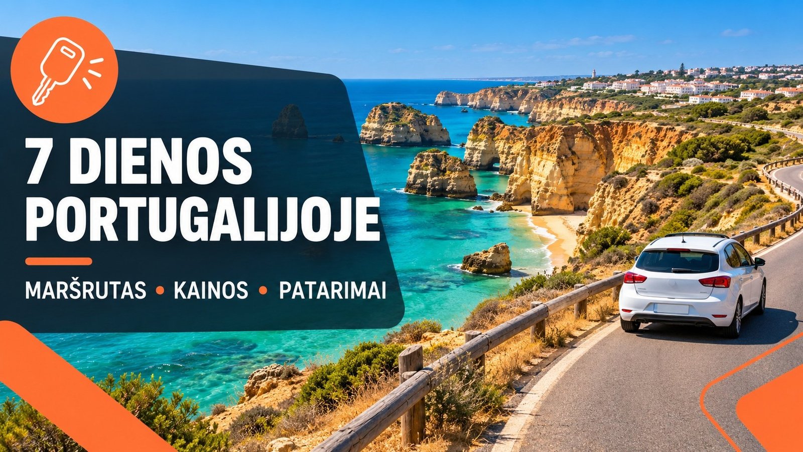 7 dienų kelionė po Portugaliją automobiliu: pakrantės kelias Algarvėje